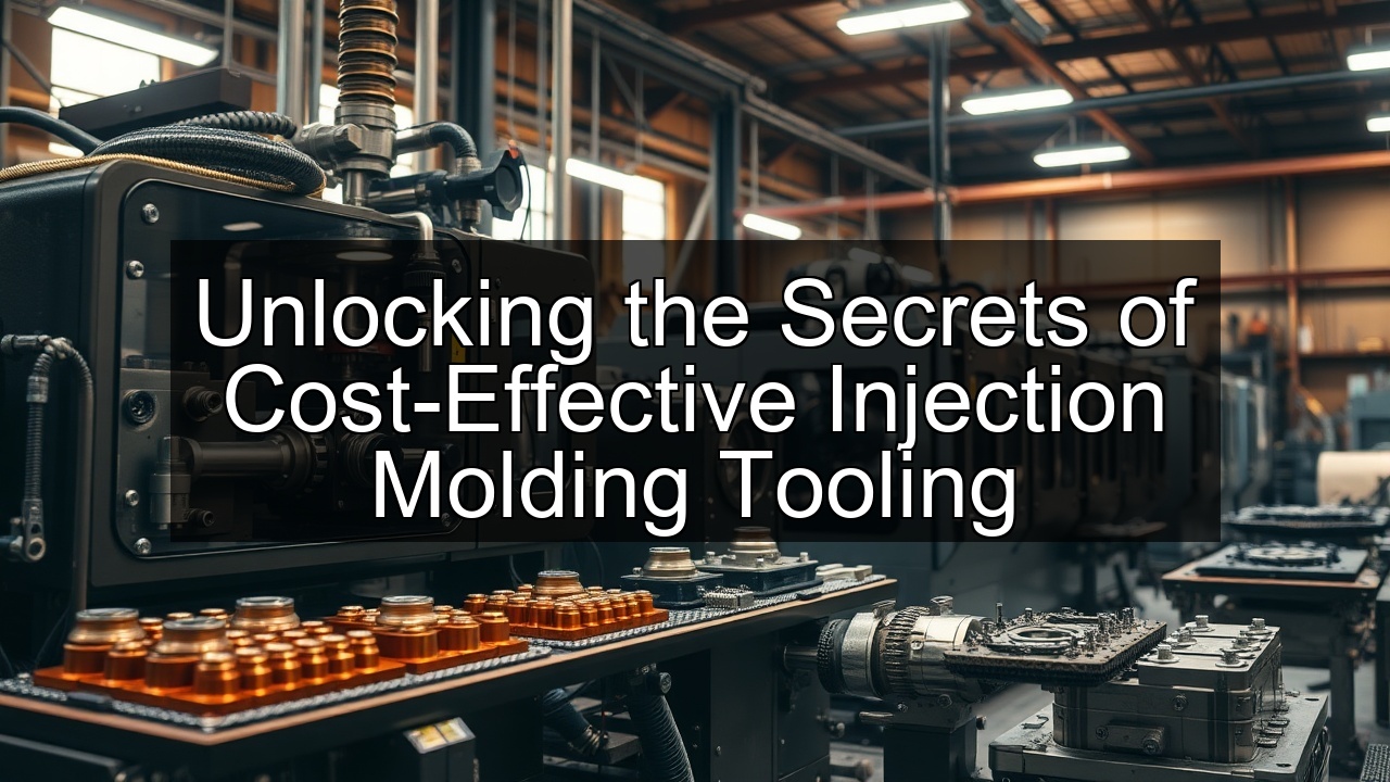 plastic molding injection tooling design aluminum tool manufacturing alloy steel