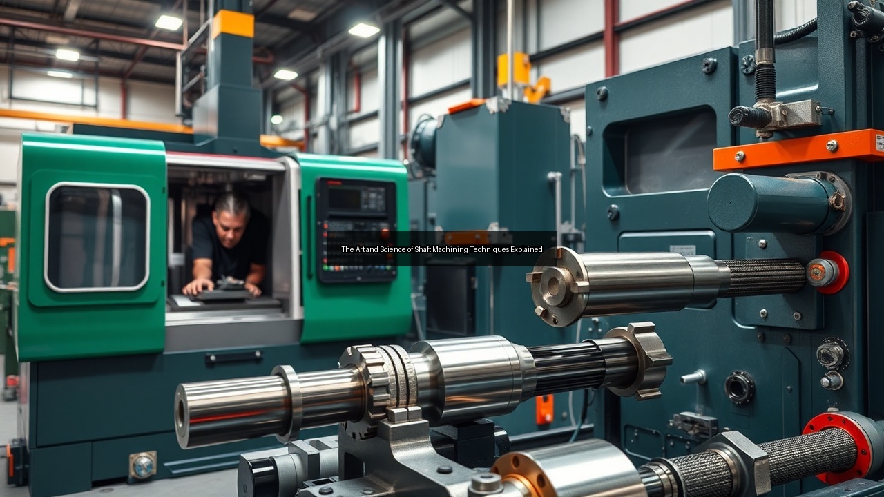 cnc machine machining services power transmission shaft machine stresses